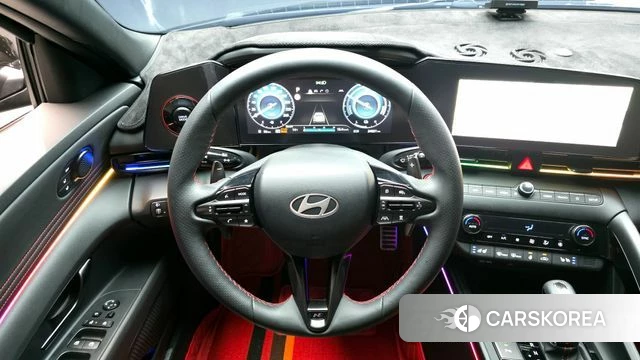 Hyundai The New Avante Hybrid (CN7) 2025 Черный из Кореи, фото 4