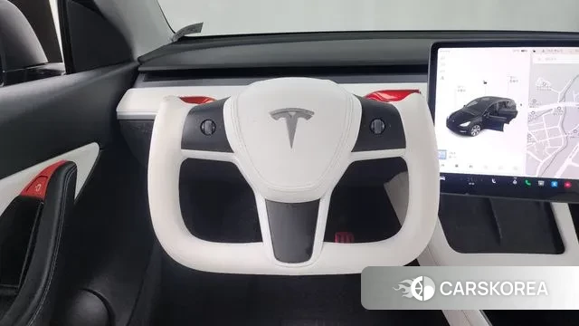 Tesla Model Y 2021 Серый из Кореи, фото 4