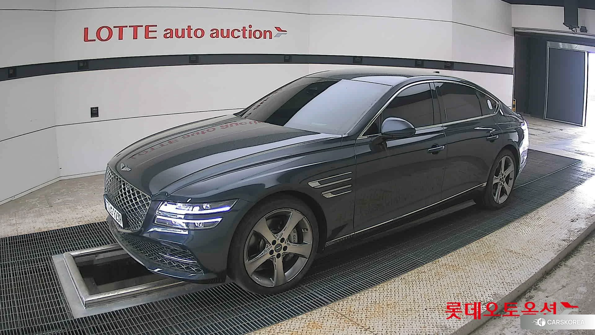 Hyundai G80 2022 Tasman Blue из Кореи, фото 4