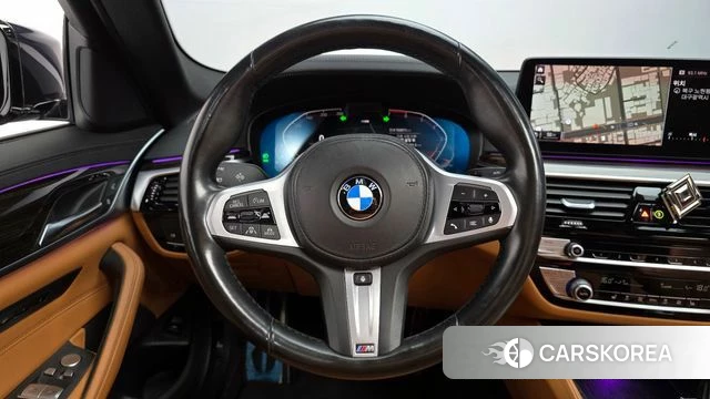 BMW 5 Series (G30) 2021 Синий из Кореи, фото 4