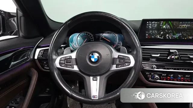 BMW 5 Series (G30) 2018 Синий из Кореи, фото 4