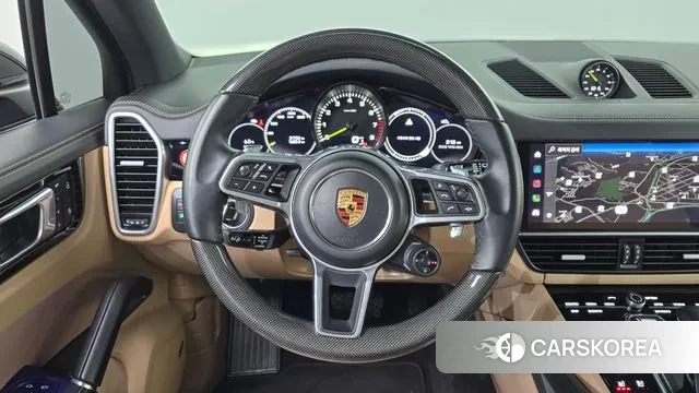 Porsche Cayenne (PO536) 2022 Черный из Кореи, фото 4