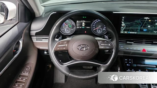 Hyundai The New Grandeur IG Hybrid 2020 Белый из Кореи, фото 4
