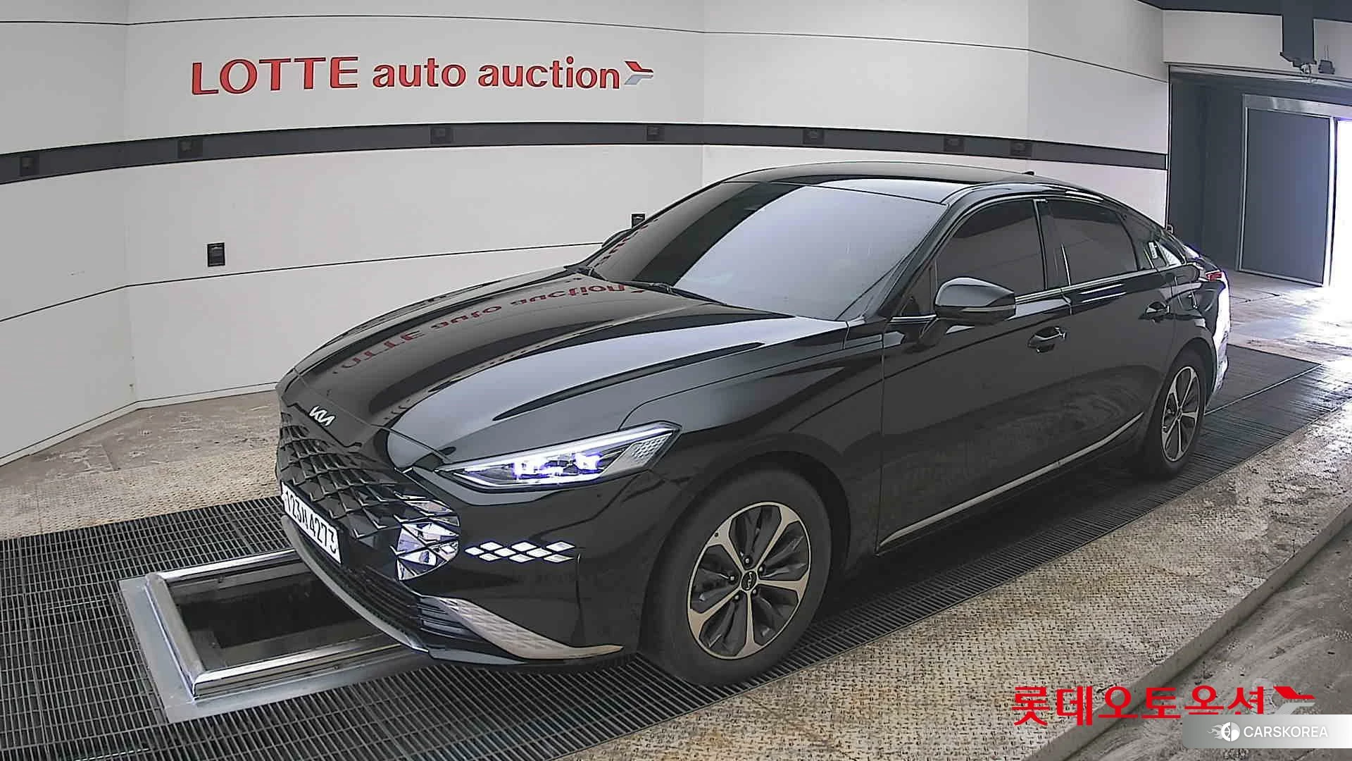 Kia K8 Hybrid 2022 Aurora Black Pearl из Кореи, фото 4