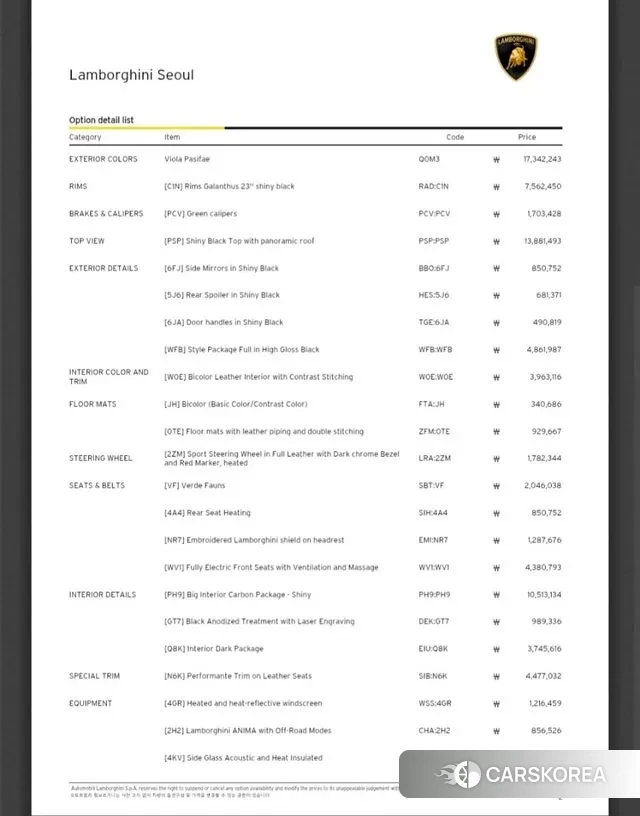 Lamborghini Urus 2025 Фиолетовый из Кореи, фото 4