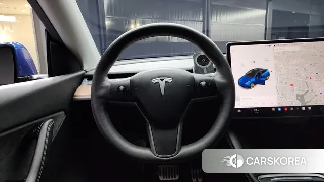 Tesla Model Y 2021 Синий из Кореи, фото 4