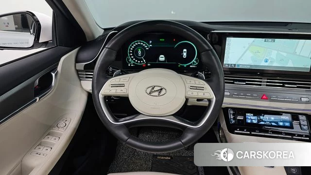 Hyundai The New Grandeur IG Hybrid 2021 Белый из Кореи, фото 4