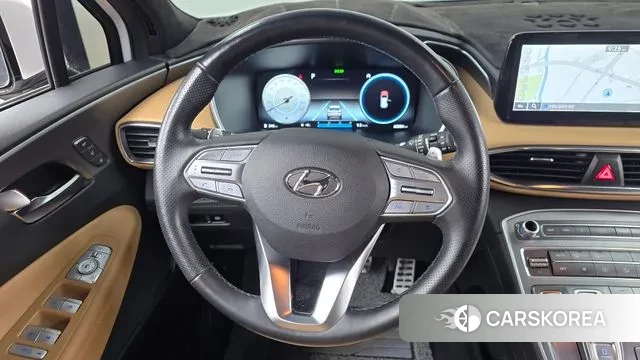 Hyundai The New Santa Fe 2021 Белый из Кореи, фото 4