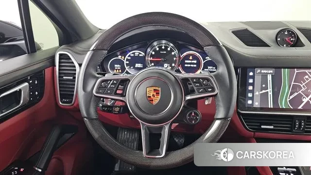 Porsche Cayenne (PO536) 2022 Черный из Кореи, фото 4