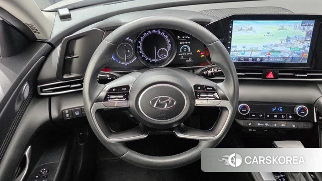 Hyundai Avante Hybrid (CN7) 2023 Белый из Кореи, фото 4