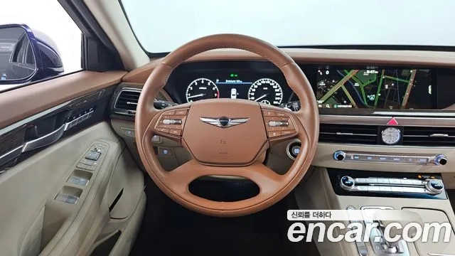 Genesis G90 2021 Синий из Кореи, фото 4