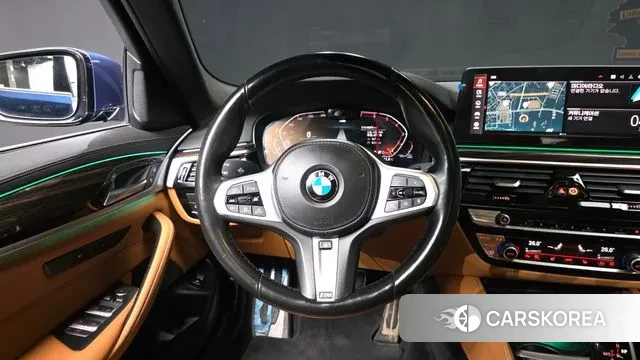 BMW 5 Series (G30) 2021 Синий из Кореи, фото 4