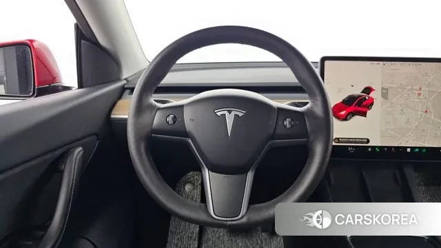Tesla Model Y 2022 Красный из Кореи, фото 4