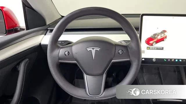 Tesla Model Y 2022 Красный из Кореи, фото 4