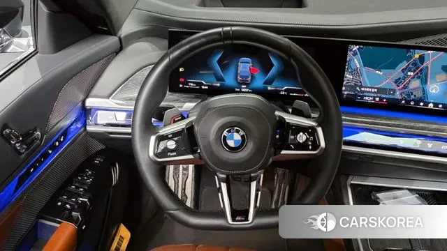 BMW 7 Series (G70) 2023 Черный из Кореи, фото 4