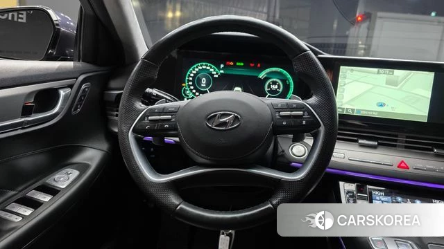 Hyundai The New Grandeur IG Hybrid 2021 Синий из Кореи, фото 4