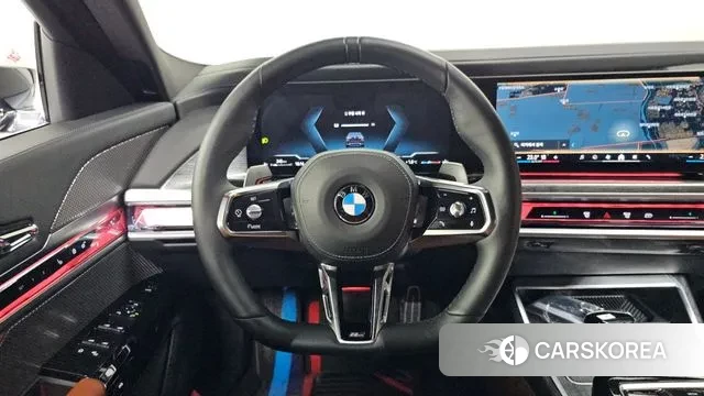 BMW 7 Series (G70) 2024 Черный из Кореи, фото 4