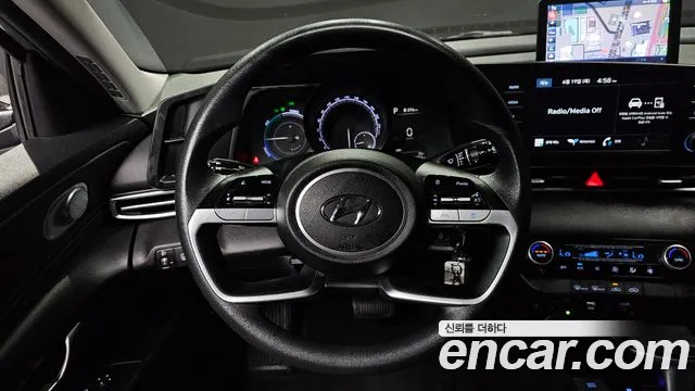 Hyundai Avante Hybrid (CN7) 2020 Серый из Кореи, фото 4