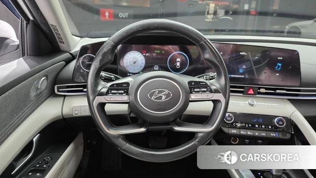 Hyundai Avante Hybrid (CN7) 2022 Белый из Кореи, фото 4