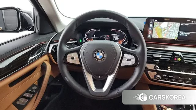 BMW 5 Series (G30) 2023 Черный из Кореи, фото 4