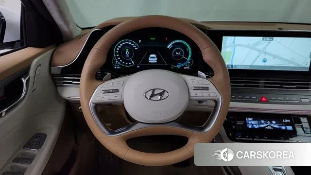 Hyundai The New Grandeur IG Hybrid 2022 Белый из Кореи, фото 4