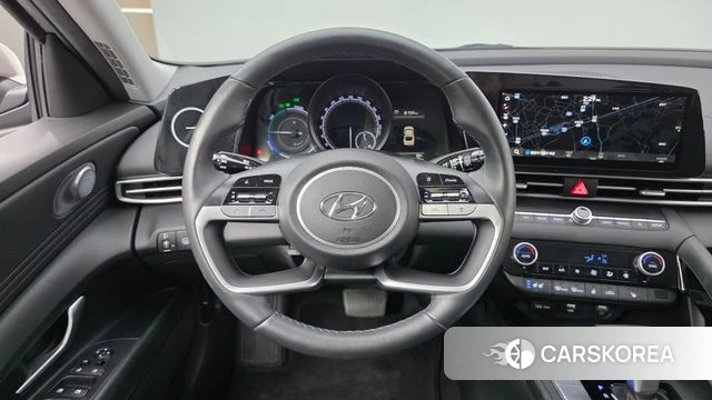 Hyundai Avante Hybrid (CN7) 2020 Серебристо-серый из Кореи, фото 4