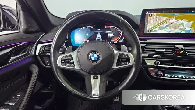 BMW 5 Series (G30) 2023 Синий из Кореи, фото 4