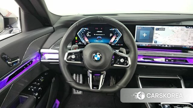 BMW 7 Series (G70) 2024 Черный из Кореи, фото 4