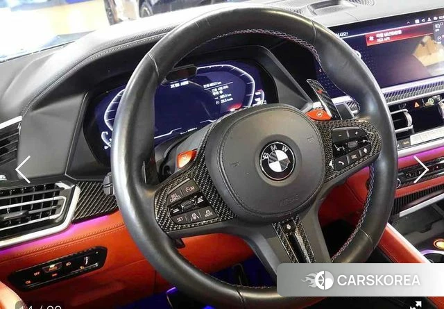 BMW X6M (G06) 2021 Черный из Кореи, фото 4