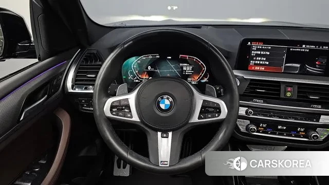 BMW X3 (G01) 2021 Черный из Кореи, фото 4