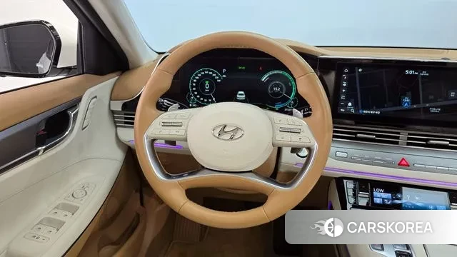 Hyundai The New Grandeur IG Hybrid 2020 Белый из Кореи, фото 4