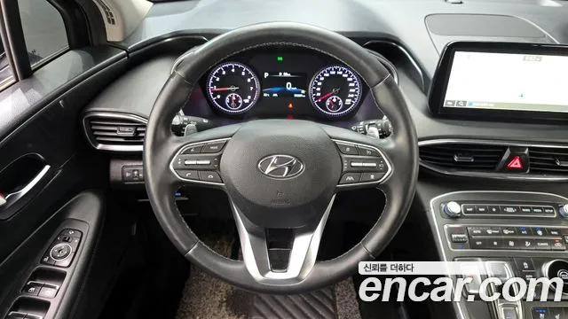 Hyundai The New Santa Fe 2022 Черный из Кореи, фото 4