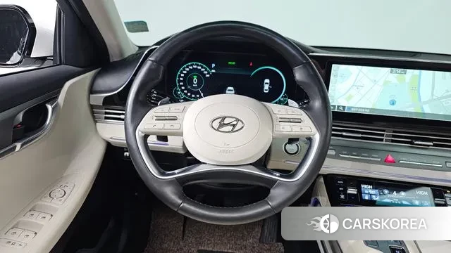 Hyundai The New Grandeur IG Hybrid 2021 Белый из Кореи, фото 4