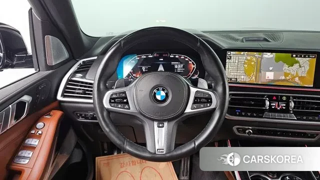 BMW X7 (G07) 2021 Синий из Кореи, фото 4