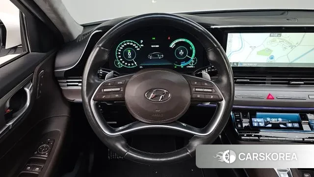 Hyundai The New Grandeur IG Hybrid 2021 Белый из Кореи, фото 4