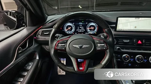 Genesis The New G70 2021 Черный из Кореи, фото 4