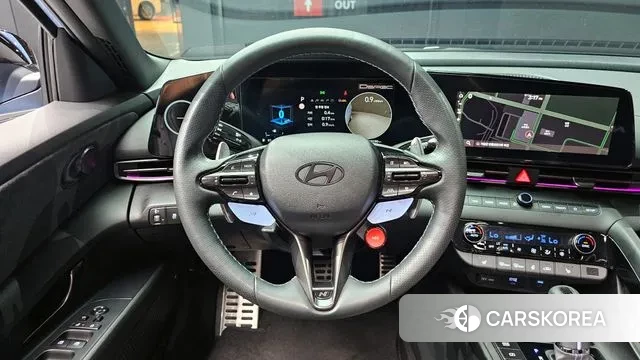 Hyundai The New Avante (CN7) 2023 Небесно-голубой из Кореи, фото 4