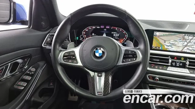 BMW 3 Series (G20) 2020 Синий из Кореи, фото 4