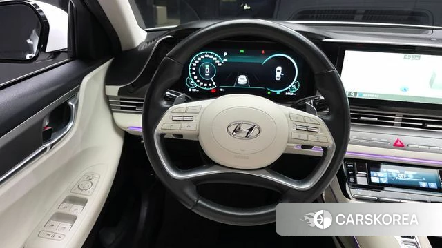Hyundai The New Grandeur IG Hybrid 2022 Белый из Кореи, фото 4