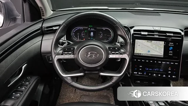 Hyundai Tucson Hybrid (NX4) 2021 Белый из Кореи, фото 4