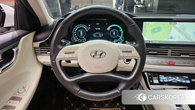 Hyundai The New Grandeur IG Hybrid 2022 Белый из Кореи, фото 4