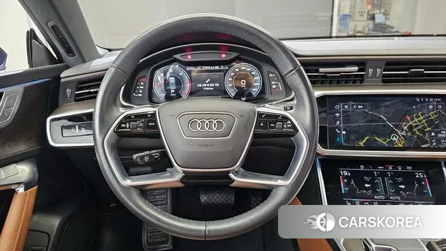 Audi A7 (4K) 2023 Синий из Кореи, фото 4