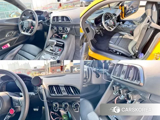 Audi R8 (4S) 2021 Желтый из Кореи, фото 4