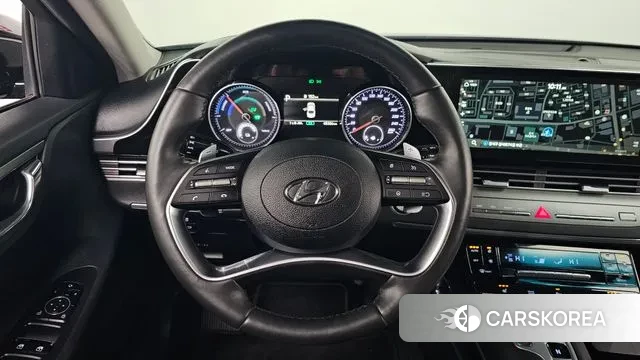 Hyundai The New Grandeur IG Hybrid 2021 Черный из Кореи, фото 4