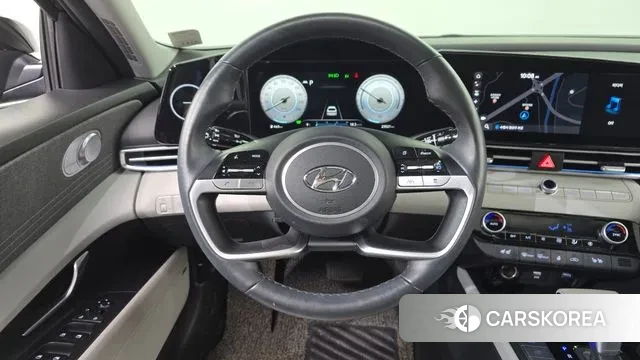Hyundai Avante Hybrid (CN7) 2021 Черный из Кореи, фото 4