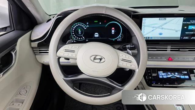 Hyundai The New Grandeur IG Hybrid 2022 Белый из Кореи, фото 4