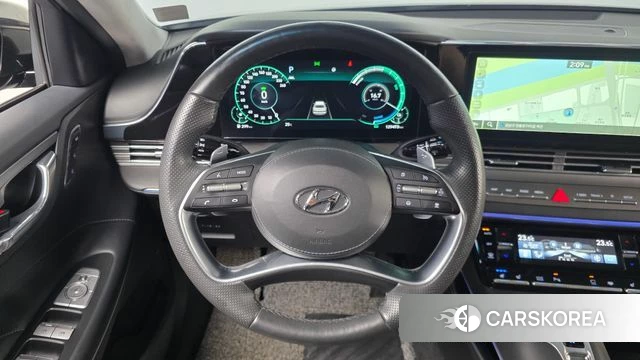Hyundai The New Grandeur IG Hybrid 2021 Серый из Кореи, фото 4