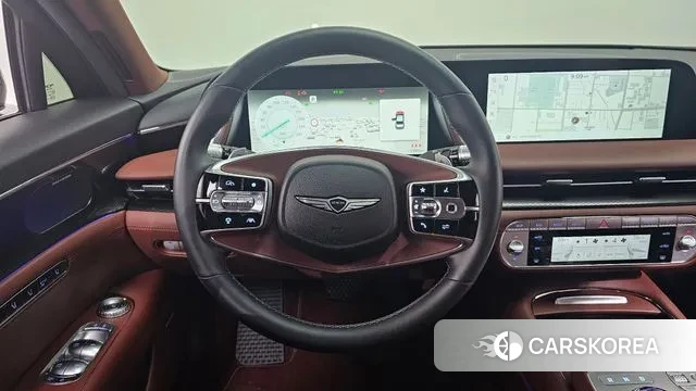 Genesis G90 (RS4) 2022 Темно-зеленый из Кореи, фото 4