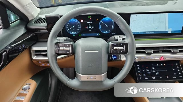 Hyundai Grandeur Hybrid (GN7) 2023 Черный из Кореи, фото 4