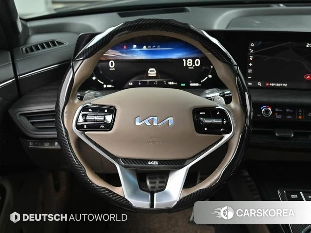Kia K8 Hybrid 2022 Темно-зеленый из Кореи, фото 4